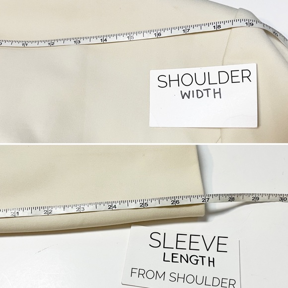 Good American NWOT Woven Blazer 2.0 bone ivory boss jacket career office 2X XXL - Picture 9 of 15